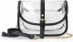 Clear Saddle Cross Body Bag